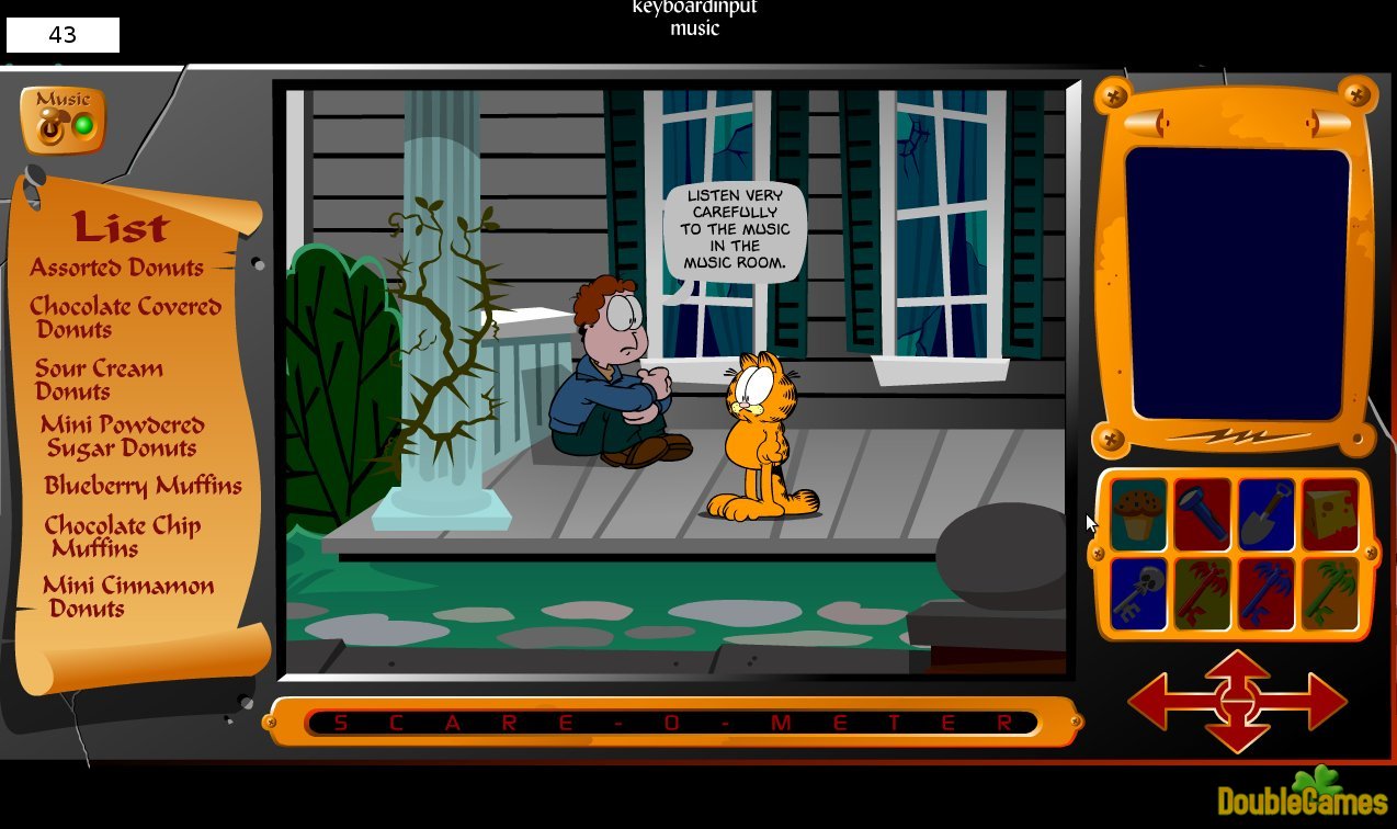 Free Download Garfield's Scary Scavenger Hunt Screenshot 1. 